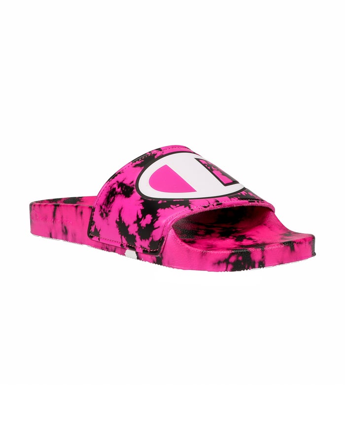 Champion Ipo Galaxy Badslippers Dames - Roze/Zwart - Belgie 7453IEABL